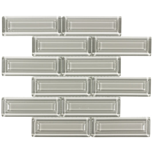 2x6 Dimensions Destiny Beige Glass Mos