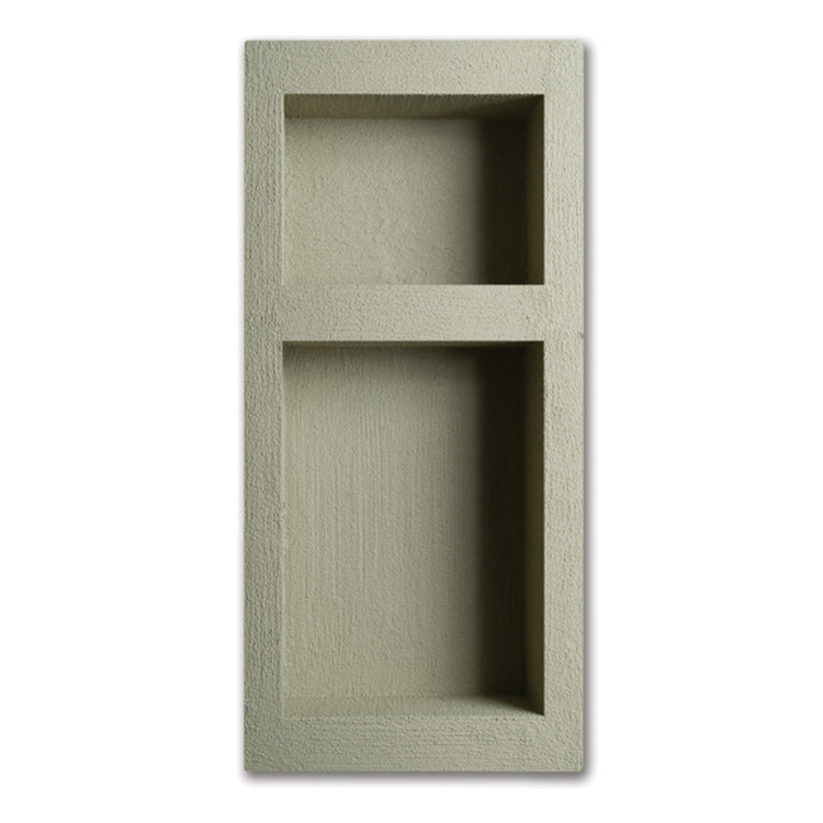 12x20in Green/White Preformed Niche