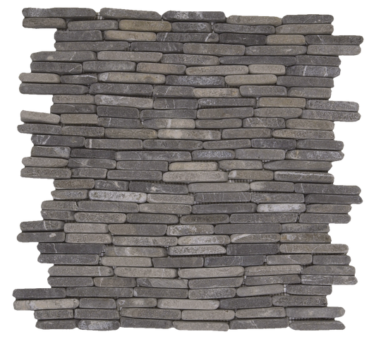 Gray Stacked Brick Marble Interlocking