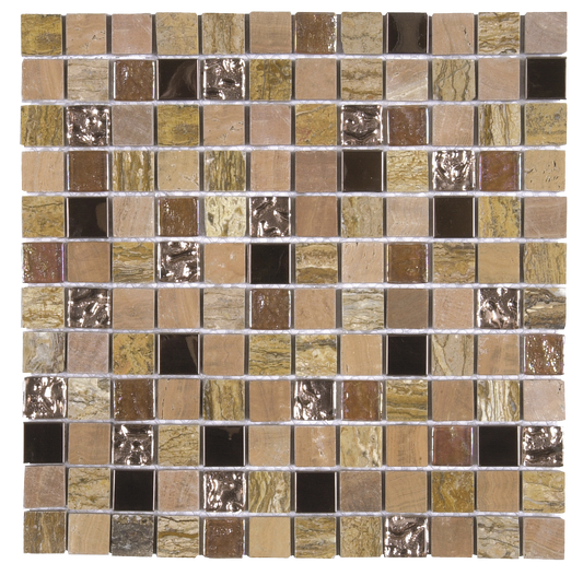 Beige Brown Mix Marble Polished Glass Me