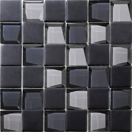 2x2 Grey Mix Mosaic