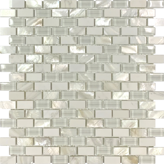 White Mother Of Pearl Brick