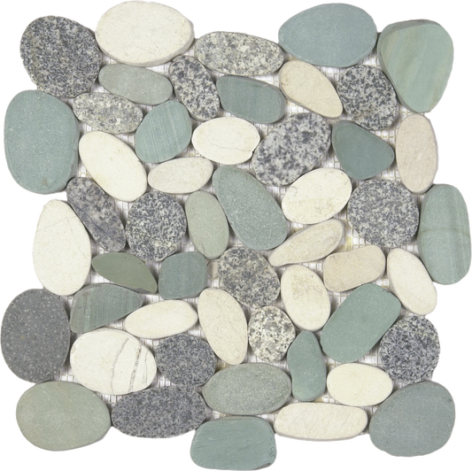 Mix Speckled Gray/Green/White Xl Sliced