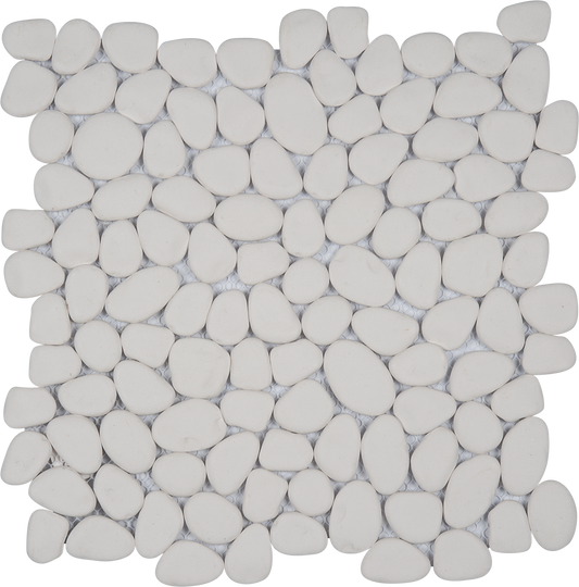 White Pebble Mosaic