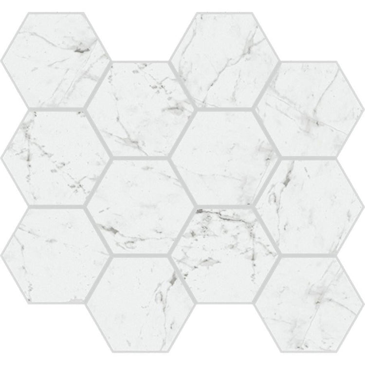 ATLAS CONCORDE 3x4 Honeycomb Carrara Mosaic