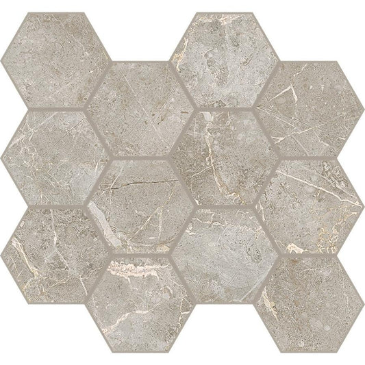 ATLAS CONCORDE 3x4 Honeycomb Franklin Gray Mosaic